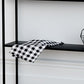 Metal Etagere Bookshelf Contemporary Open Back Bookcase with Shelves