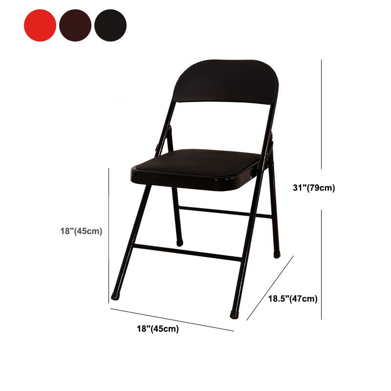 Modern Leather Management Desk Chair Armless Upholstered Office Chair Clearhalo 'furn' 'furn_office_chair' 'Furniture' 'Office Chairs' 'Office Furniture' 'office_chair' 1200x1200_af5bfeaf-809a-4641-a323-405ced0782d9