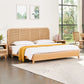 Tropical Solid Wood Panel Bed Rectangular Solid Color Standard Bed Clearhalo 'Bedroom Furniture' 'Beds' 'furn' 'furn_beds' 'Furniture' 1200x1200_af5d4f3c-78c8-4ccb-ad4a-ef80bbb25153