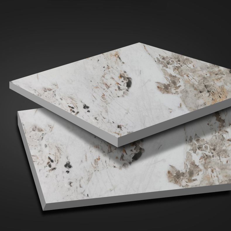 Glam Rectangle Console Table Golden Stone Console Sofa Table for Hall