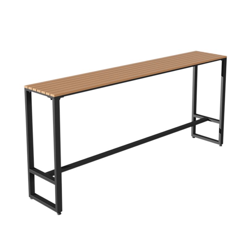 Industrial Bar Table Set 1/2/5 Pcs Rectangular Bar Table and Stools Clearhalo 'Bar Furniture' 'furn' 'furn_home_bar_bar_sets' 'Furniture' 'Home Bars & Bar Sets' 'home_bar_bar_sets' 'Kitchen & Dining Furniture' 1200x1200_af5ffd99-e6bb-4ad6-8def-74f639159bce