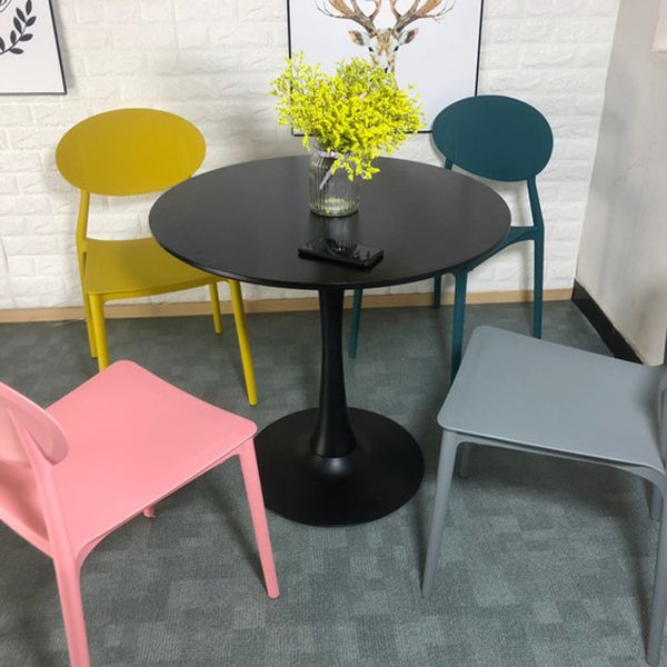 Tavolo da pranzo rotondo base per tulipano moderno tavolo fisso di pietra sinterizzata