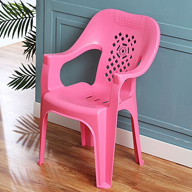 Modern Plastic Dining Arm Chairs Indoor Stackable Home Dining Armchair Clearhalo ' kitchen&dining_furn' 'Dining Chairs' 'Dining Tables & Seating' 'dining_chair' 'furn' 'furn_dining_chair' 'Furniture' 'furniture_dining_chair' 'Kitchen & Dining Furniture' 'kitchen' 1200x1200_af60ec28-0a60-4e51-ac64-dd71ae82babe