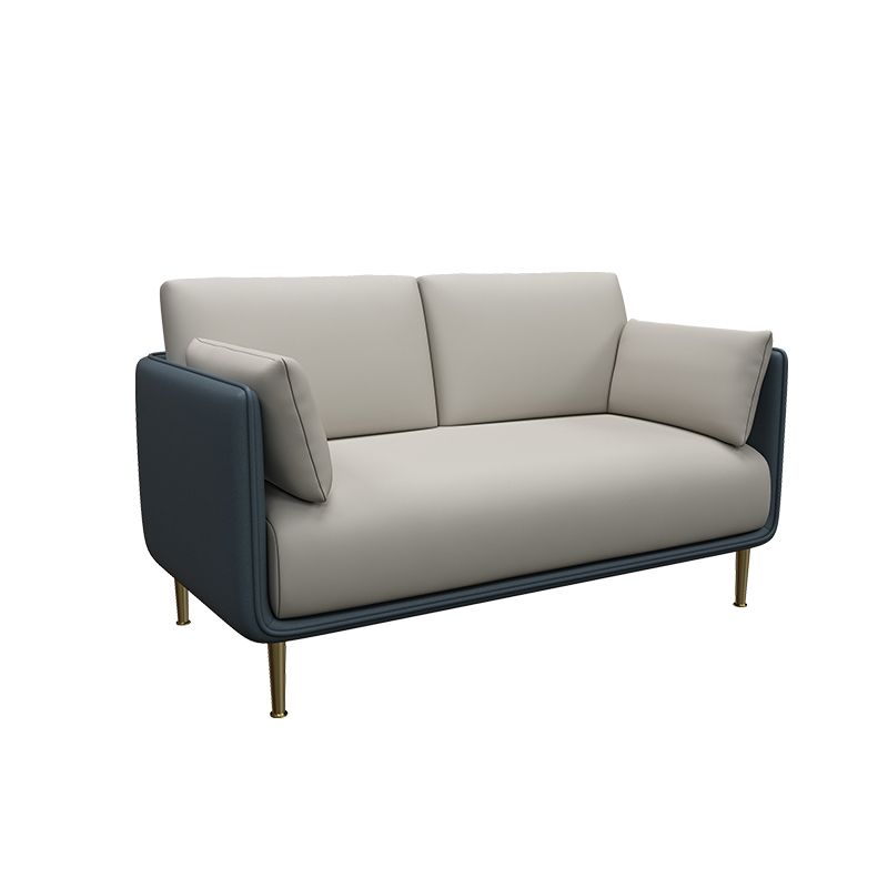 Contemporary Fabric Cushions Sofa 33.46"High Pillow Top Arm Sofa for Restaurant Clearhalo 'furn' 'furn_sofas' 'Furniture' 'furniture_sofas' 'kitchen' 'kitchen_sofas' 'Living Room Furniture' 'Sofa' 'sofas' 1200x1200_af61f4d2-cdbd-43ff-a92a-abe4bb2661ec