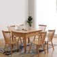 1/5/7 Piece Modern Style Dining Room Chair and Table Set with Solid Wood