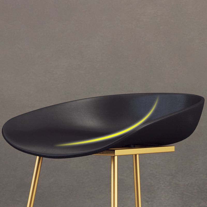 Glam Coffee Shop Footrest Stool Matte Finish Plastic Barstool Clearhalo 'Bar Furniture' 'Bar Stools' 'bar_stools' 'furn' 'furn_bar_stools' 'Furniture' 'furniture_bar_stools' 'Kitchen & Dining Furniture' 1200x1200_af66997c-ade6-4eb6-ba94-604bf593389e