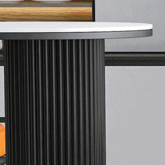 Tavolo da pub specialistico glam a doppia barra del piedistallo tavolo da bar per soggiorno