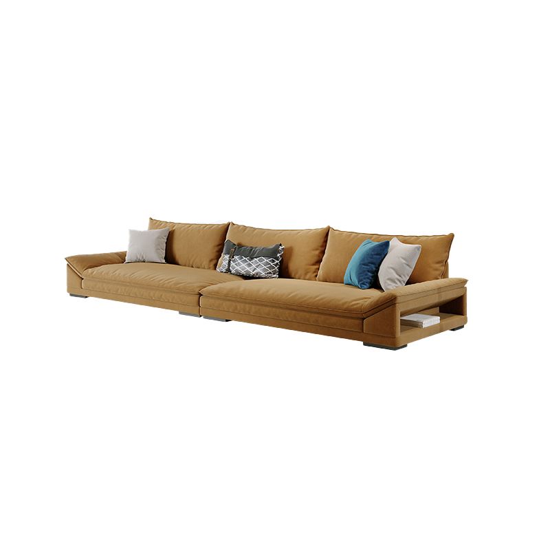 Stationary Living Room Standard Cushions Yellow Contemporary Seating