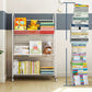Modern Style Etagere Bookshelf Vertical Open Back Metal Bookcase for Home Clearhalo 'Bookcases' 'furn' 'furn_bookcases' 'Furniture' 'furniture_bookcases' 'Office Furniture' 1200x1200_af689a00-a6f6-4a73-8194-48692fe0a0f7