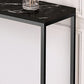 11 "W Console Console Console Tavolo di accento rettangolo di pietra