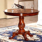 Solid Wood Victorian Round Dining Table Rubberwood Top Table for Home Clearhalo ' dining_table' 'Dining Tables & Seating' 'Dining Tables' 'Furniture' 'furniture_dining_table' 'Kitchen & Dining Furniture' 'kitchen&dining_furn' 'kitchen' 'kitchen_dining_table' 1200x1200_af6c22e2-91f4-4015-835f-d916c7adaf6a