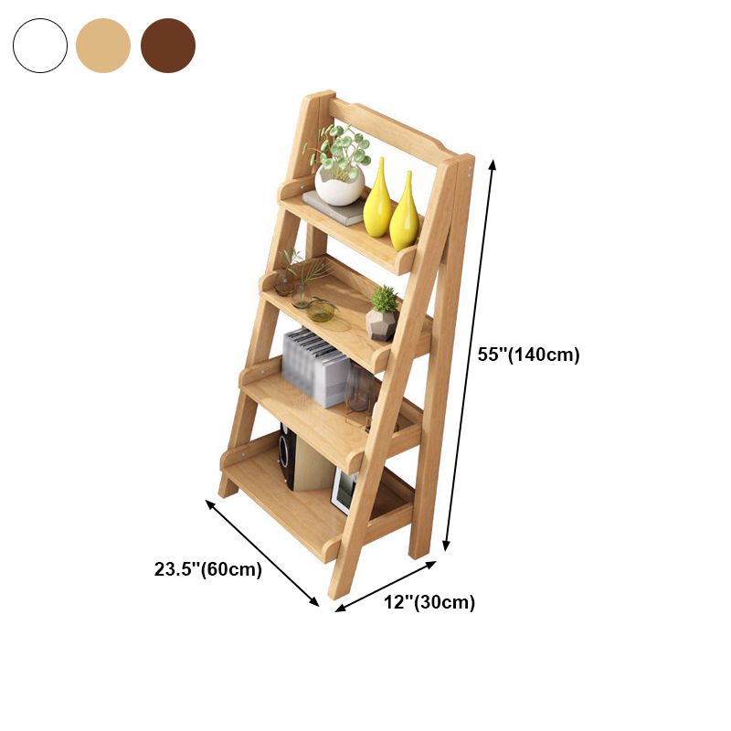 Solid Wood Bookshelf Contemporary Style Open Back Bookcase for Home Office Clearhalo 'Bookcases' 'furn' 'furn_bookcases' 'Furniture' 'furniture_bookcases' 'kitchen' 'kitchen_bookcases' 'Living Room Furniture' 'Office Furniture' 1200x1200_af6d6d9e-55dc-45d0-8691-ee56c8285eae