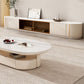 Stone Media Console TV Stand Modern Media Console for Living Room Clearhalo 'furn' 'furn_tv_stands_entertainment_centers' 'Furniture' 'Living Room Furniture' 'TV Stands & Entertainment Centers' 'TV Stands & Media Storage Furniture' 'tv_stands_entertainment_centers' 1200x1200_af6da4fb-9d40-42f6-ba90-b6fd0d911039