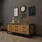 19.69"H TV Stand Industrial Style Solid Wood Brown TV Console with Drawers Clearhalo 'furn' 'furn_tv_stands_entertainment_centers' 'Furniture' 'Living Room Furniture' 'TV Stands & Entertainment Centers' 'TV Stands & Media Storage Furniture' 'tv_stands_entertainment_centers' 1200x1200_af6dc1de-65fc-4102-a069-ba58040468bc