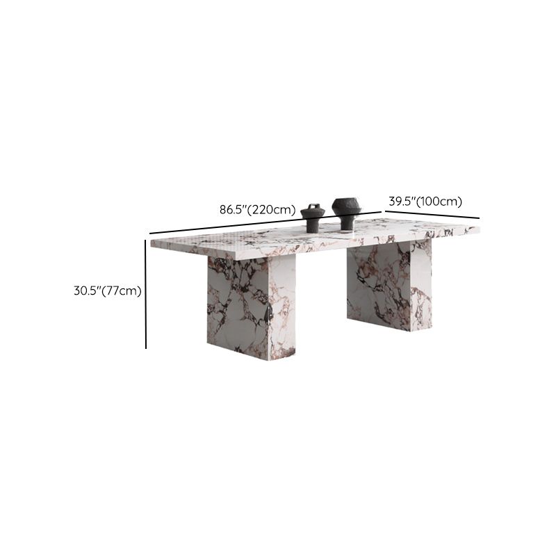 Juego de mesa de comedor moderna de piedra, juego de comedor de 1/2/4/5/7 piezas con sillas con respaldo macizo