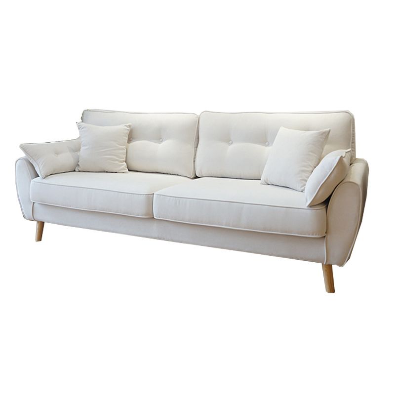 Contemporary Standard Sofa 35.43" Wide Flared Arm Sofa for Living Room