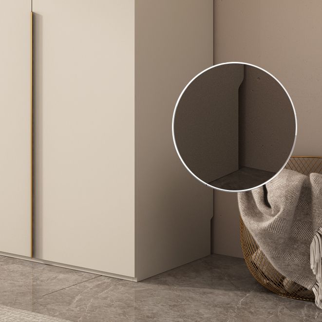 Holzgarderobe Armoire mit Regalen moderner Kleiderschrankschrank