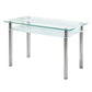 Modern Style Glass Kitchen Dining Table Clear Rectangle Table with 4 Legs for Home Use Clearhalo ' dining_table' 'Dining Tables & Seating' 'Dining Tables' 'furn' 'furn_dining_table' 'Furniture' 'furniture_dining_table' 'Kitchen & Dining Furniture' 'kitchen&dining_furn' 'kitchen' 'kitchen_dining_table' 1200x1200_af793141-571a-4418-a8e9-9dd822d1f667