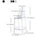Acrylic Indoor Bar Stool Full Back Modern Square Arm-less Counter Stool Clearhalo 'Bar Furniture' 'Bar Stools' 'bar_stools' 'furn' 'furn_bar_stools' 'furniture_bar_stools' 'Kitchen & Dining Furniture' 'kitchen&dining_furn' 'kitchen' 'kitchen_furn' Furniture' 1200x1200_af794b78-52d5-4cde-bb4a-88fa4a2d456f