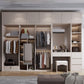 Modern Sliding Door Storage Cabinet Wooden Wardrobe Cabinet with Garment Rod Clearhalo 'Armoires & Wardrobes' 'armoires_wardrobes' 'Bedroom Furniture' 'furn' 'furn_armoires_wardrobes' 'Furniture' 1200x1200_af7a7afa-f05a-4995-9ec0-77903deeaeda