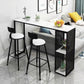 1/2/3 Pieces Bar Table Set Modern Rectangle Sintered Stone Bar Table with Low Back Stools Clearhalo 'Bar Furniture' 'furn' 'furn_home_bar_bar_sets' 'Furniture' 'Home Bars & Bar Sets' 'home_bar_bar_sets' 'Kitchen & Dining Furniture' 1200x1200_af80b208-7d9a-44ad-b603-c26078768575