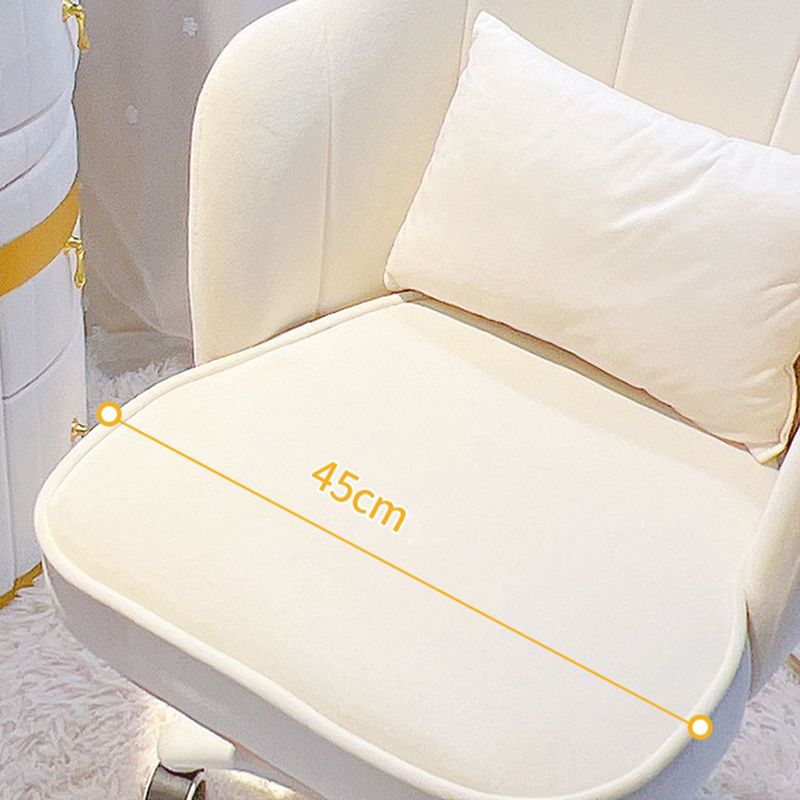 Silla de oficina sin brazo moderna silla de escritorio de altura de asiento ajustable