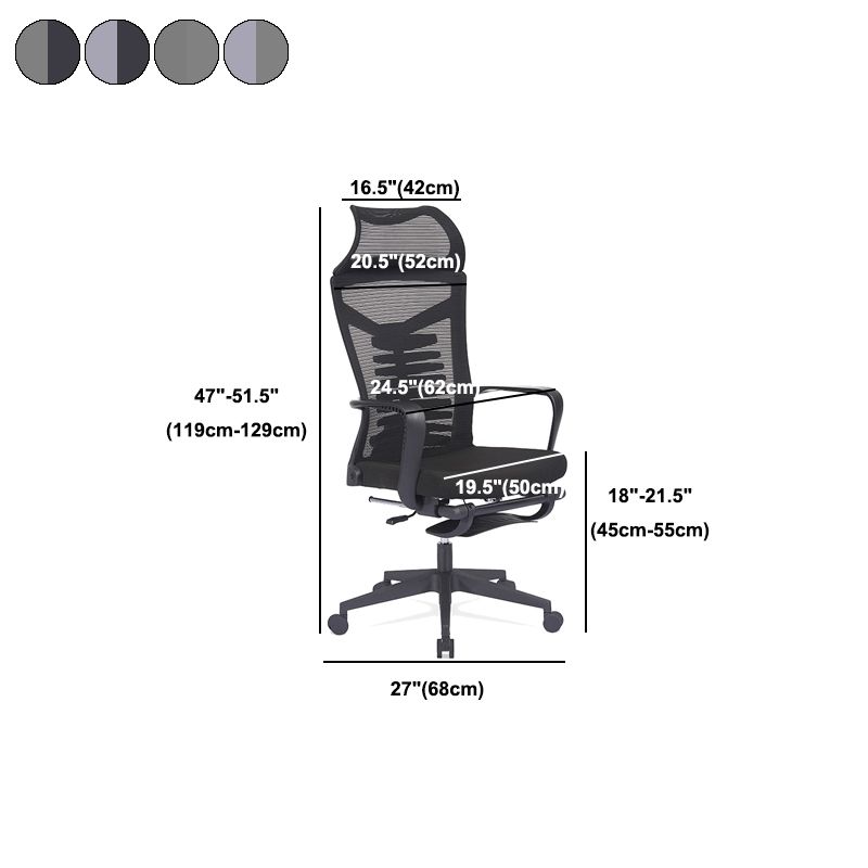 High Back Executive Office Chair Moderner ergonomischer Schwenkarm Stuhl