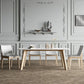 White Stone Top Table for Home Mid-Century Modern Dining Table Clearhalo 'Dining Tables & Seating' 'Dining Tables' 'dining_table' 'furn' 'furn_dining_table' 'Furniture' 'Kitchen & Dining Furniture' 1200x1200_af837d3f-b55c-4cf0-9bd6-ec30be1a0f78
