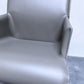 Contemporary Faux Leather Guest Chair Upholstered Dining Arm Chair