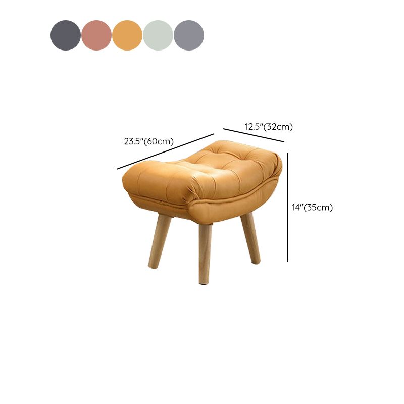 Fabric Rocker Chair Solid Color Contemporary Tufted Cushions Rocker Chair with Ottoman Clearhalo 'Chairs & Seating' 'furn' 'furn_rocking_chairs' 'Furniture' 'Living Room Furniture' 'Rocking Chairs' 'rocking_chairs' 1200x1200_af846e0a-0eeb-45ef-aa0c-14f0c55202ad