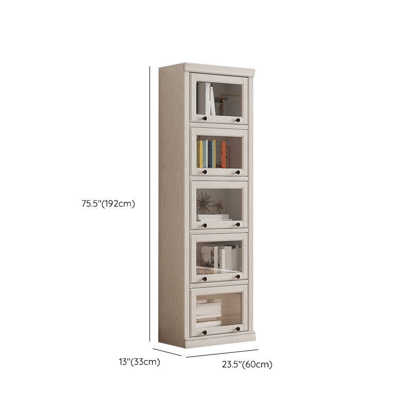 Modern Closed Back Standard Bookshelf Wooden Bookcase for Study Room Clearhalo 'Bookcases' 'furn' 'furn_bookcases' 'Furniture' 'Office Furniture' 1200x1200_af84e934-d6c5-4639-b171-4f5c98c97c9c