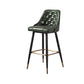 Glam Style Faux Leather Barstool Armless Low Back Bar Stool with Metal Legs Clearhalo 'Bar Furniture' 'Bar Stools' 'bar_stools' 'furn' 'furn_bar_stools' 'Furniture' 'Kitchen & Dining Furniture' 1200x1200_af857335-8b55-45ab-afd6-5a170d5a9b64