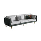 Contemporary 3-Seater Sofa with 3 Pillows Back and Pillow Top Arm