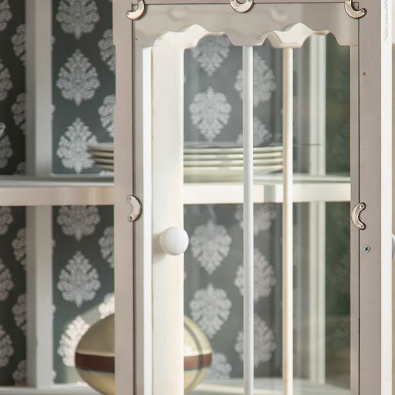 Mobile moderno per esposizioni in legno da 16 "W bianco mobile per la sala da pranzo