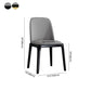 Industrial Leather Home Side Chair Parsons Armless Dining Chair (Set of 2) Clearhalo ' kitchen&dining_furn' 'Dining Chairs' 'Dining Tables & Seating' 'dining_chair' 'furn' 'furn_dining_chair' 'Furniture' 'furniture_dining_chair' 'Kitchen & Dining Furniture' 'kitchen' 1200x1200_af896949-9052-46c2-9bd1-8ce82184c8d4
