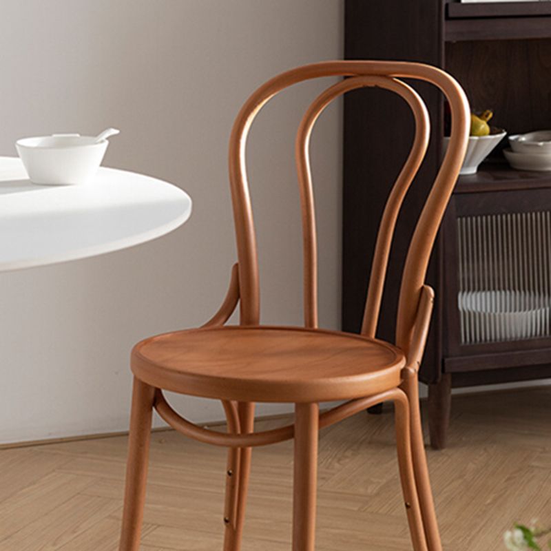 Industrial Style Side Chair Wooden Dining Chair for Living Room