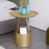 Comodino in metallo comodino glam accento comodino per camera da letto