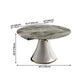 Casual Extendable Round Shape Table Sintered Stone Standard Dining Table for Kitchen Clearhalo ' dining_table' 'Dining Tables & Seating' 'Dining Tables' 'furn' 'furn_dining_table' 'Furniture' 'furniture_dining_table' 'Kitchen & Dining Furniture' 'kitchen&dining_furn' 'kitchen' 'kitchen_dining_table' 1200x1200_af8d7d65-bc20-47c1-b418-f25b52299c03
