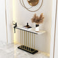 Table de console rectangle contemporaine table de canapé de console finition antique