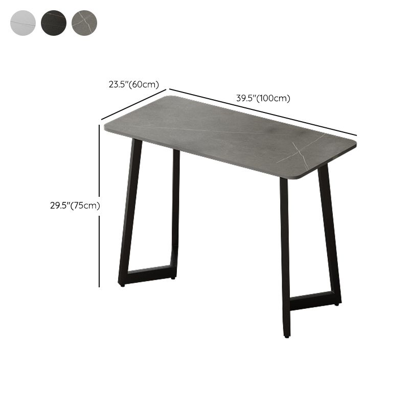 Rectangular Shaped Office Table Stone Writing Desk in Grey/White/Black Clearhalo 'furn' 'furn_office_desk' 'Furniture' 'Office Desks' 'Office Furniture' 'office_desk' 1200x1200_af8e0627-fc9b-44bf-a2df-9159559c93f4