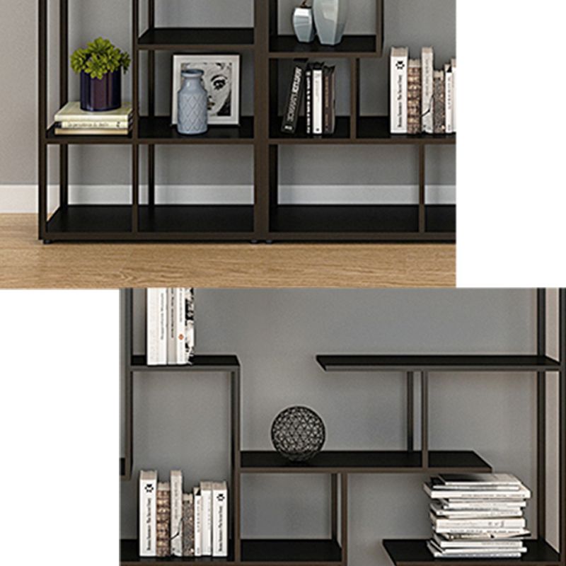 Metal Open Etagere Bookshelf Vertical Urban Bookcase for Living Room Clearhalo 'Bookcases' 'furn' 'furn_bookcases' 'Furniture' 'furniture_bookcases' 'Office Furniture' 1200x1200_af8e553e-1cab-4f0d-ad76-503c1a03ecba