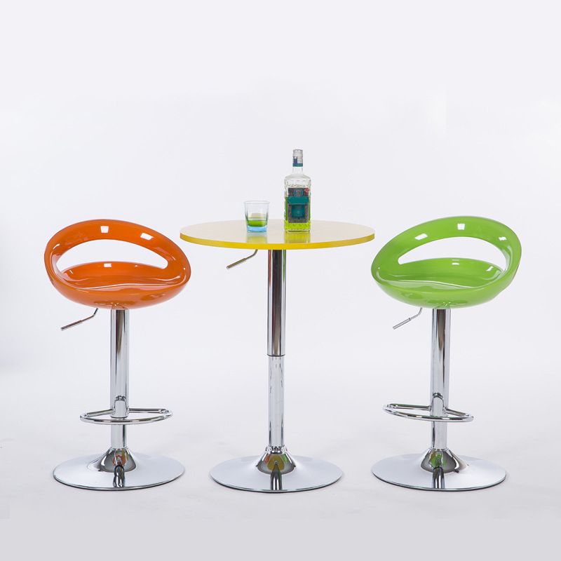 Low Back Plastic Dining Stools Armless Bar Stools with Metal Base Clearhalo 'Bar Furniture' 'Bar Stools' 'bar_stools' 'furn' 'furn_bar_stools' 'Furniture' 'Kitchen & Dining Furniture' 1200x1200_af8f935f-6c13-4c42-a4d8-d9ad7e31e810