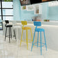 Industrial Dessert Shop Low Back Stool Matte Finish Upholstered Bar Stools Clearhalo 'Bar Furniture' 'Bar Stools' 'bar_stools' 'furn' 'furn_bar_stools' 'Furniture' 'furniture_bar_stools' 'Kitchen & Dining Furniture' 1200x1200_af901e72-d539-441b-9e37-492d24386c30