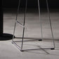 Contemporary Bar-stool Plastic Counter Bar Stool for Kitchen with Metal Legs