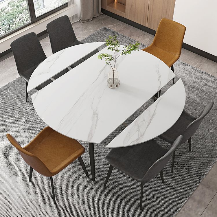Modern 1/4/5/7 Pieces Dining Set Sintered Stone Top Dining Furniture Clearhalo 'Dining Room Sets' 'Dining Tables & Seating' 'dining_room_set' 'furn' 'furn_dining_room_set' 'Furniture' 'furniture_dining_room_set' 'Kitchen & Dining Furniture' 'kitchen&dining_furn' 'kitchen' 1200x1200_af93868f-b831-48a4-b5fb-7ce5abc8c679