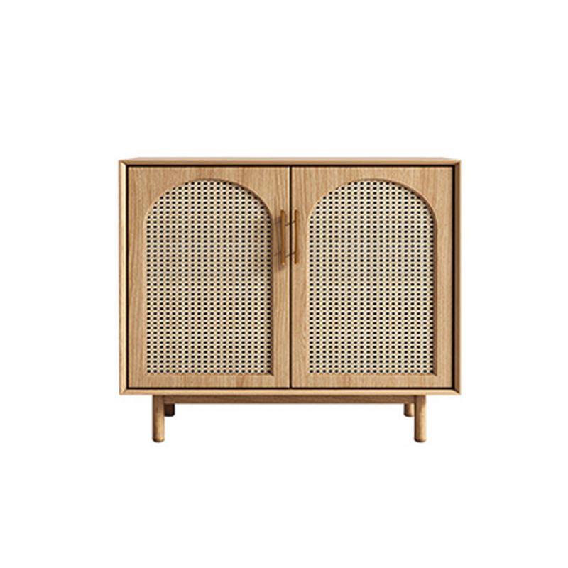 Tavolo a buffet in legno massiccio moderno scheda laterale in stile moderno con armadi