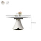 Glam Style Sintered Stone Table Pedestal Dining Table for Kitchen Clearhalo 'Dining Tables & Seating' 'Dining Tables' 'dining_table' 'furn' 'furn_dining_table' 'Furniture' 'Kitchen & Dining Furniture' 1200x1200_af9d2144-5e62-41ab-9ba1-547c3abe1dff