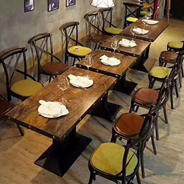 Industrial Style Metal Chairs Dining Room Kitchen Cross Back Side Chair Clearhalo ' kitchen&dining_furn' 'Dining Chairs' 'Dining Tables & Seating' 'dining_chair' 'furn' 'furn_dining_chair' 'Furniture' 'furniture_dining_chair' 'Kitchen & Dining Furniture' 'kitchen' 1200x1200_af9dff90-aee9-4910-9075-f63146a17358