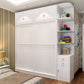 Contemporary White Wooden Wardrobe Freestanding Self Close Doors Wardrobe Armoire