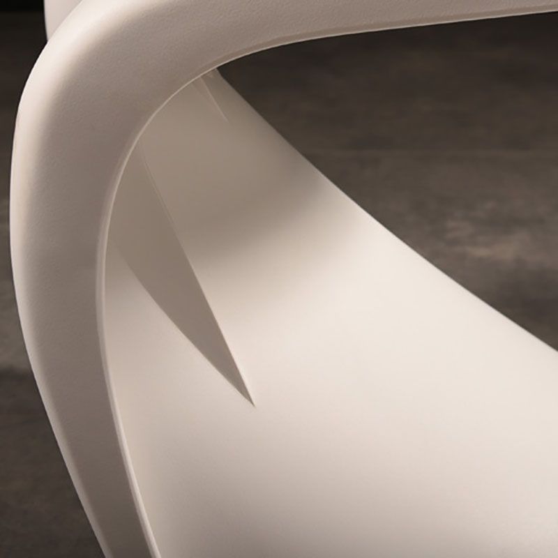 Nordic Style Armless Solid Back Chair Plastic Side Chair for Home Clearhalo 'Dining Chairs' 'Dining Tables & Seating' 'dining_chair' 'Furniture' 'furniture_dining_chair' 'Kitchen & Dining Furniture' 1200x1200_afa4593b-06d5-4b26-b0c1-a66ffcc504c2